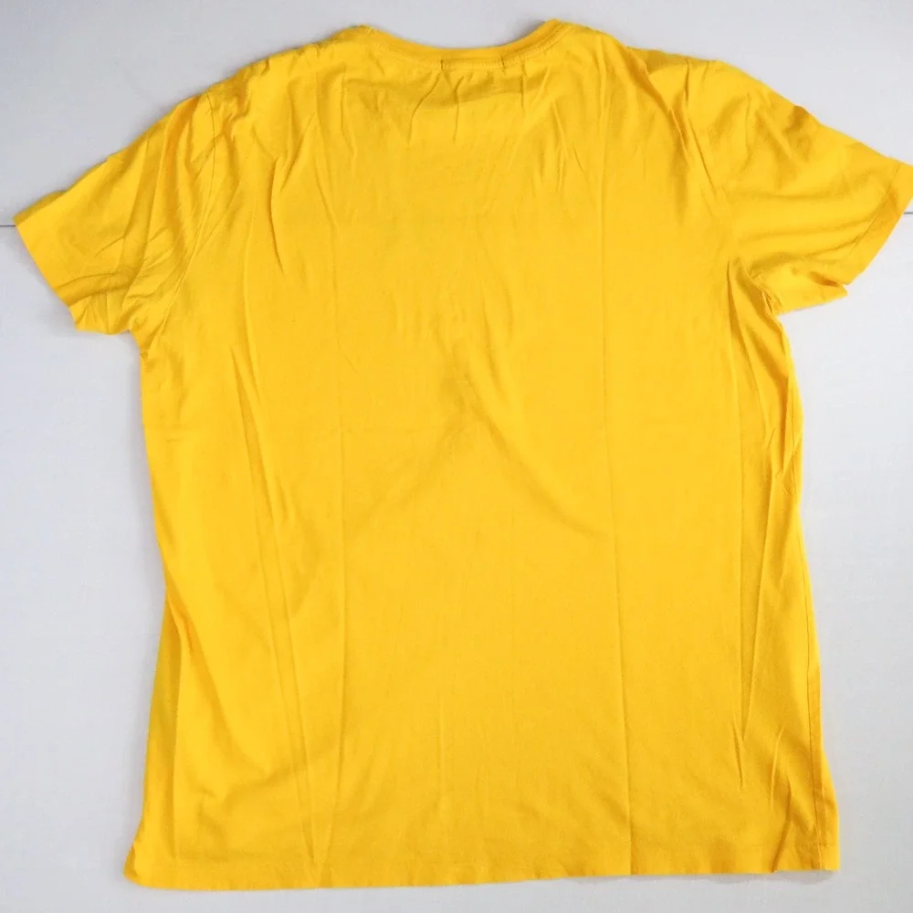 RLX Ralph Lauren T-Shirt Mens XL Yellow Short Sleeve Cotton Logo‎ Graphic Tee